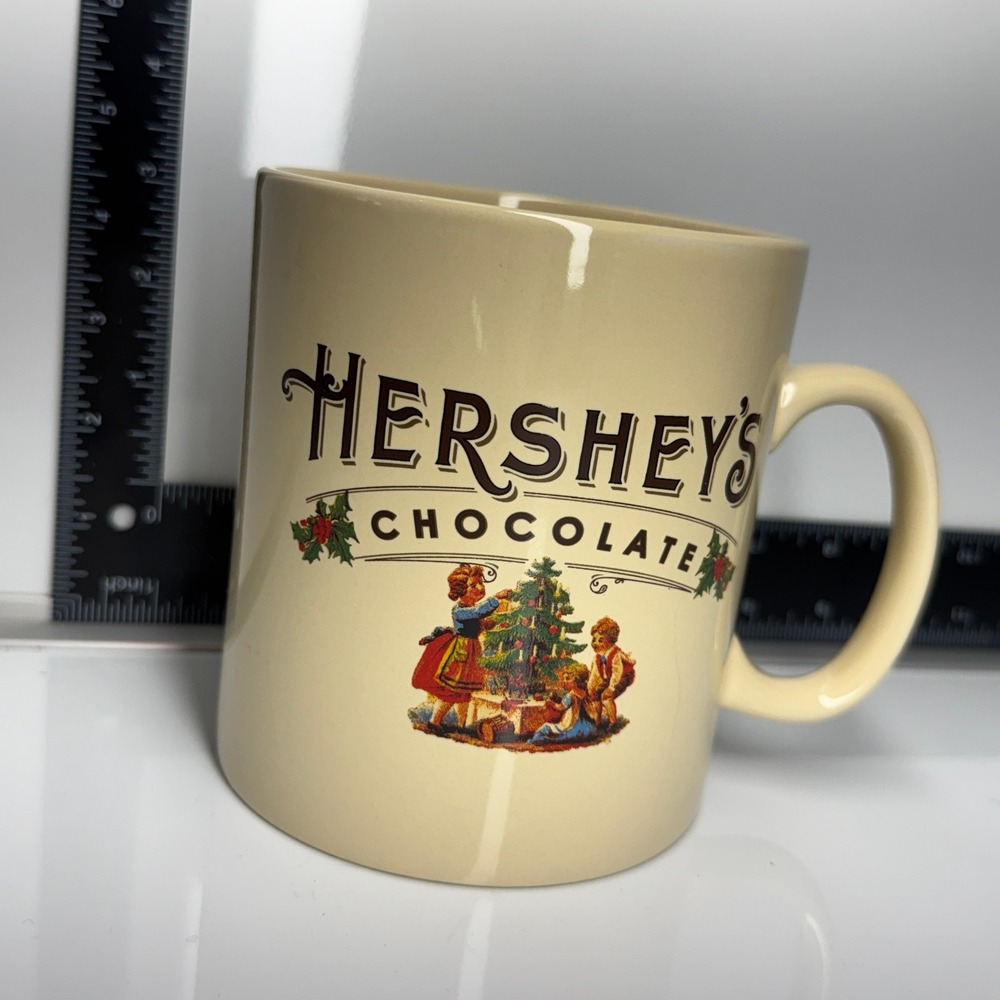 Hersheys Chocolate Christmas Tree Coffee Mug Cup Galerie Holidays Large‎ 28 oz